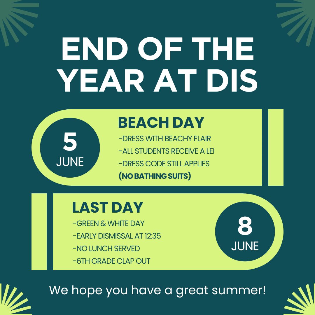 2026 End of School Year Events